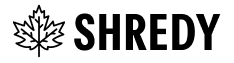 shredy logo in black