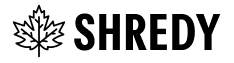 shredy logo in black